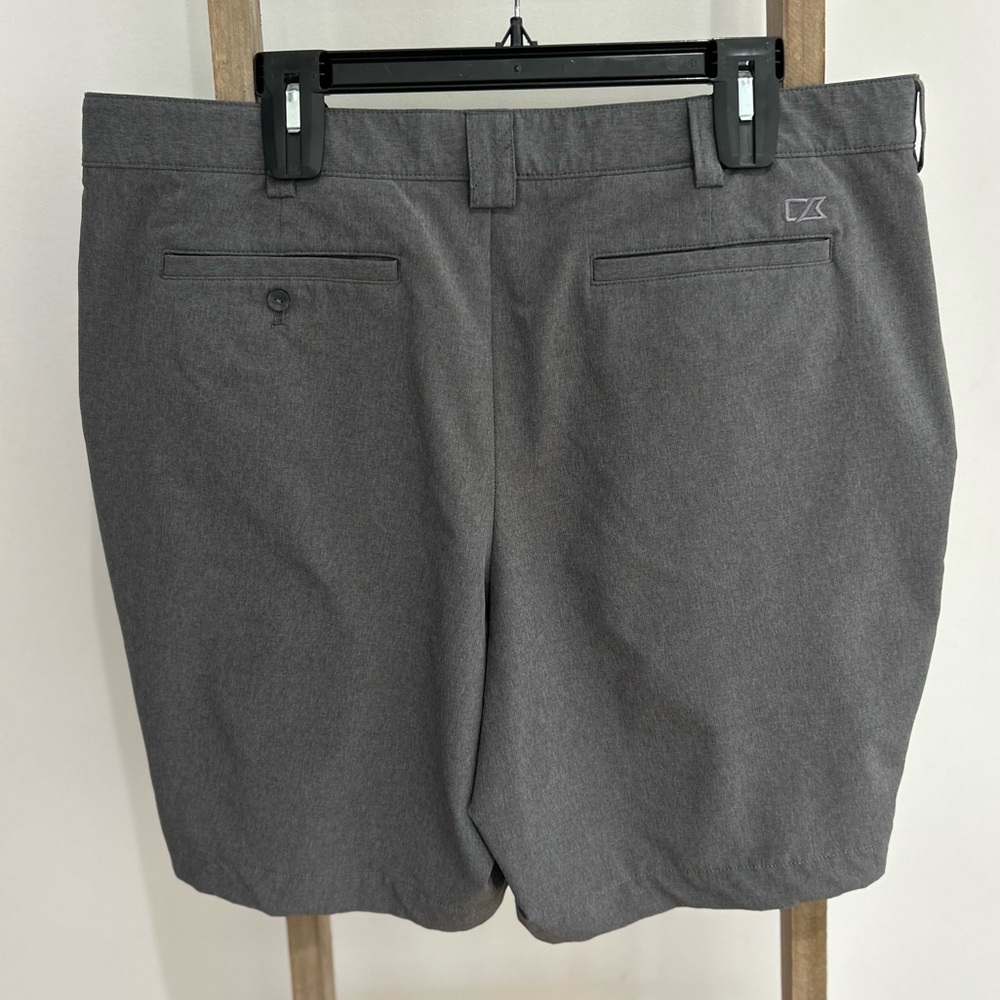 Cutter & Buck DryTec Golf Shorts Casual Men’s Gray Size 36 Lightweight - Picture 3 of 7